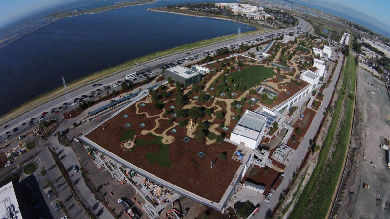 Gehry’s first Facebook HQ building, code named “MPK20" (Image: Facebook)